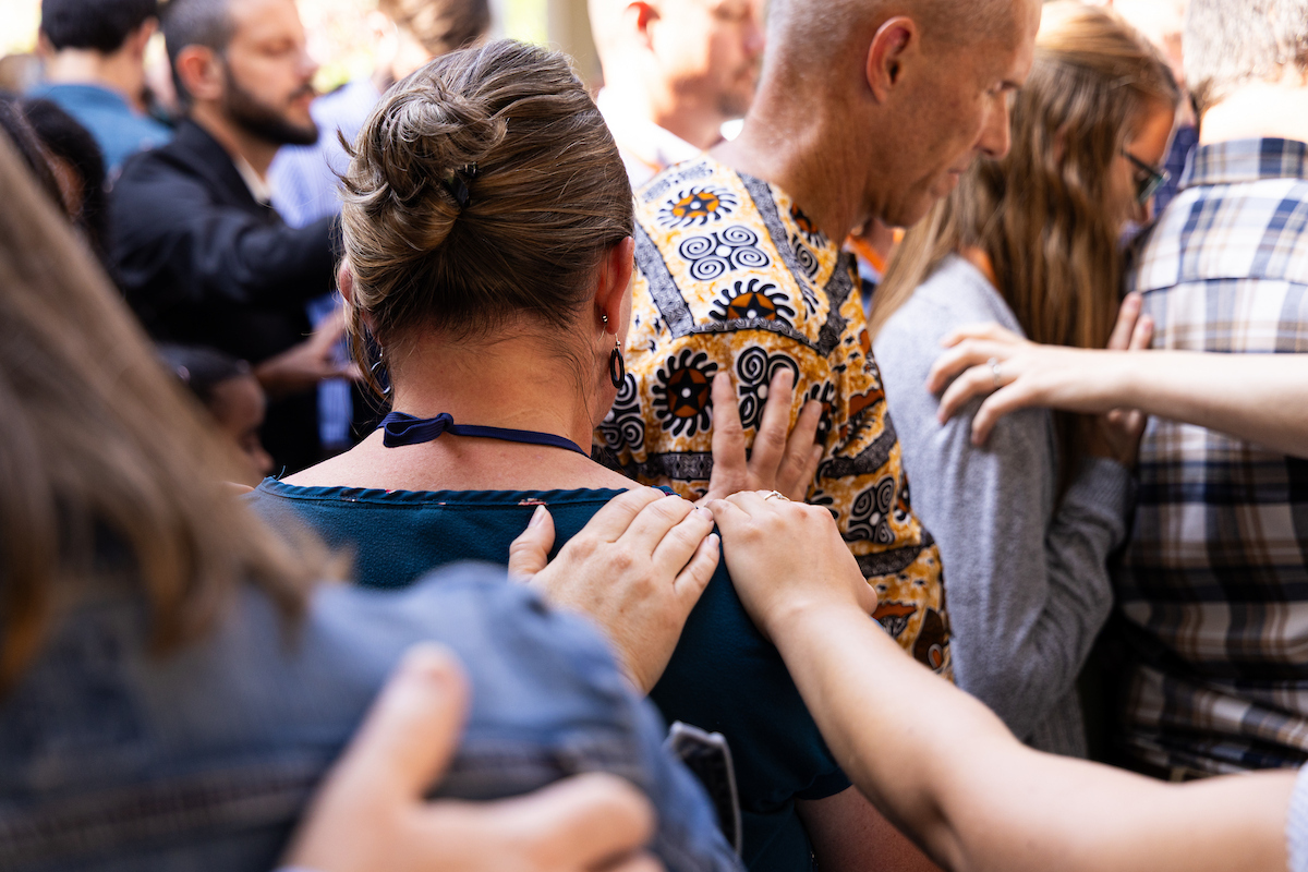 New Missionary Orientation — prayer and commissioning at ABWE International Headquarters